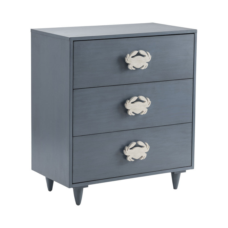 Grand Bay Navy/White Chest by Crestview at Eve Furniture