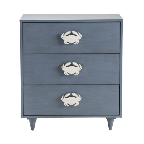 Grand Bay Navy/White Chest by Crestview at Eve Furniture