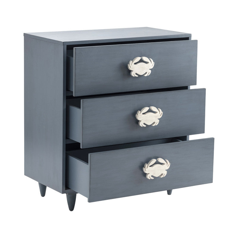 Grand Bay Navy/White Chest by Crestview at Eve Furniture