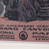 Grand Canyon National Park by The Vinatage Collection a Framed Art Print Matted under Glass by Mercana at Eve Furniture