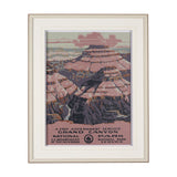 Grand Canyon National Park by The Vinatage Collection a Framed Art Print Matted under Glass by Mercana at Eve Furniture