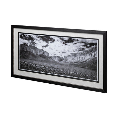 Grand Canyon Packtrain by Chris Dunker Hand Embellished Textured Framed Photo Art Print Matted under by Mercana at Eve Furniture