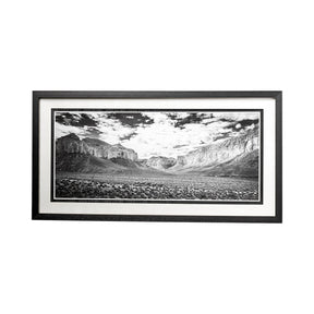 Grand Canyon Packtrain by Chris Dunker Hand Embellished Textured Framed Photo Art Print Matted under by Mercana at Eve Furniture