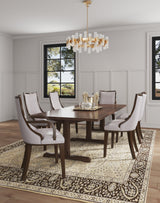 Grand Dining Armchair in Light Grey by Manhattan Comfort at Eve Furniture