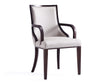 Grand Dining Armchair in Light Grey by Manhattan Comfort at Eve Furniture