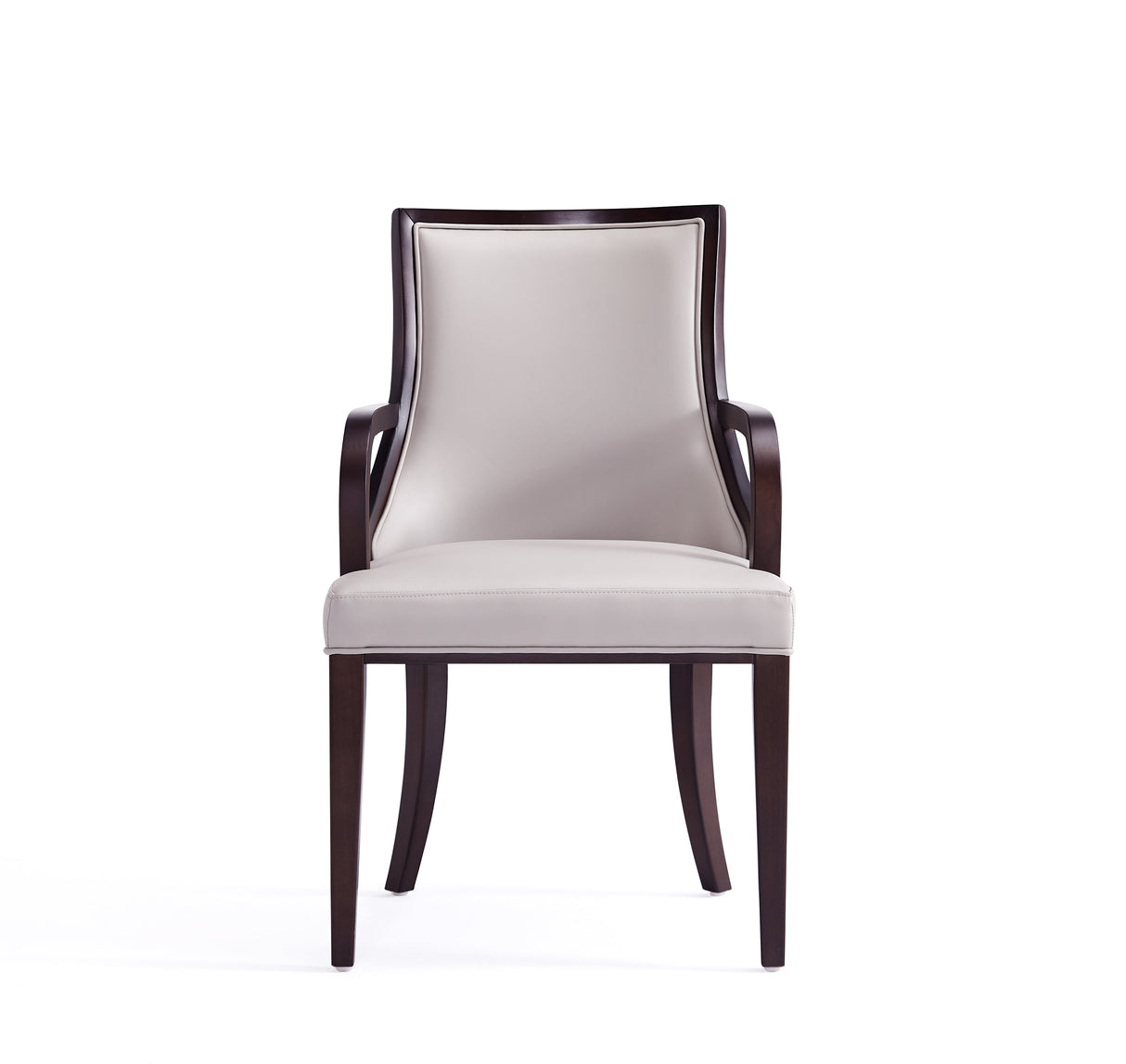 Grand Dining Armchair (set of 2) in Light Grey by Manhattan Comfort at Eve Furniture