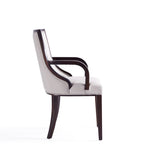 Grand Dining Armchair (set of 2) in Light Grey by Manhattan Comfort at Eve Furniture