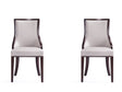 Grand Dining Chairs in Light Grey (set of 2) by Manhattan Comfort at Eve Furniture