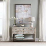 Grand Harbor Brown/Blue Console Table by Crestview at Eve Furniture