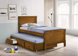 Granger Rustic Honey Twin Captain's Bed with Trundle