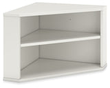 Grannen White Home Office Corner Bookcase