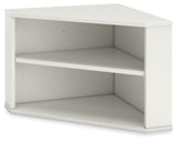 Grannen White Home Office Corner Bookcase