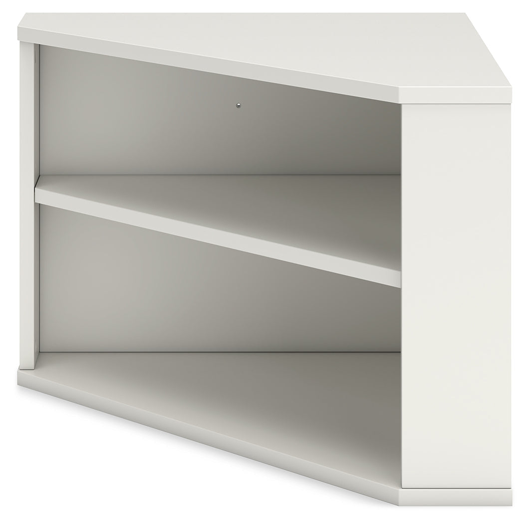 Grannen White Home Office Corner Bookcase