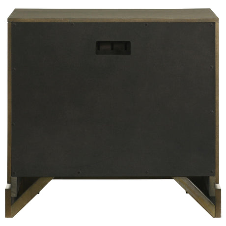 Gran Park Dark Cocoa 2-drawer Nightstand Bedside Table by Coaster at Eve Furniture