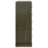 Gran Park 5-drawer Bedroom Chest of Drawers Dark Cocoa by Coaster at Eve Furniture