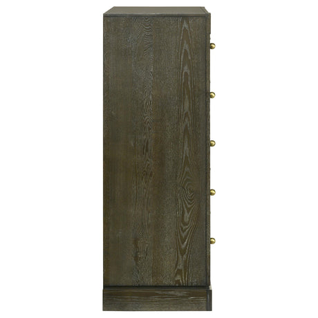 Gran Park 5-drawer Bedroom Chest of Drawers Dark Cocoa by Coaster at Eve Furniture