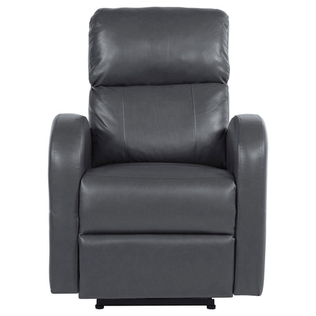 Grant Grey Upholstered Power Recliner Chair by Coaster at Eve Furniture