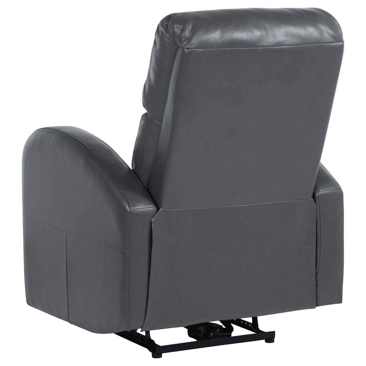 Grant Grey Upholstered Power Recliner Chair by Coaster at Eve Furniture