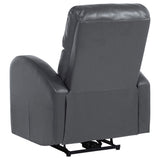 Grant Grey Upholstered Power Recliner Chair by Coaster at Eve Furniture
