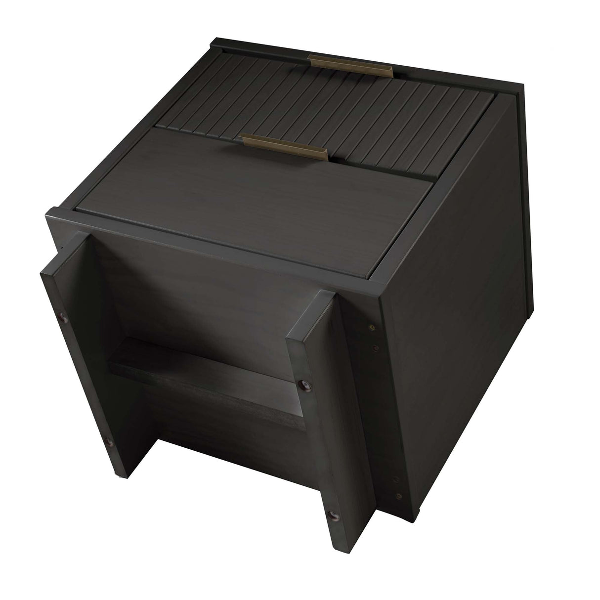 Granville 2-Piece Standard Dresser and Nightstand Set in Dark Grey by Manhattan Comfort at Eve Furniture