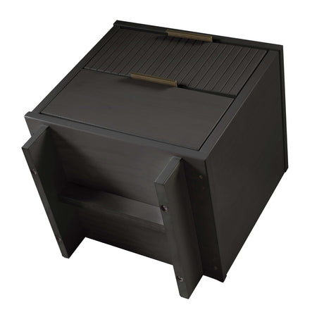 Granville 2-Piece Standard Dresser and Nightstand Set in Dark Grey by Manhattan Comfort at Eve Furniture