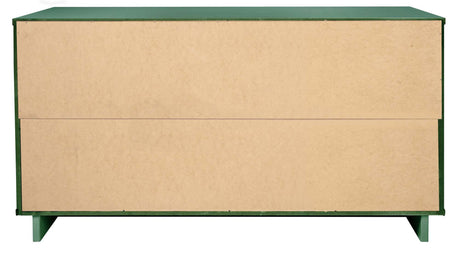 Granville 2-Piece Tall Chest and Double Dresser Set in Sage Green by Manhattan Comfort at Eve Furniture