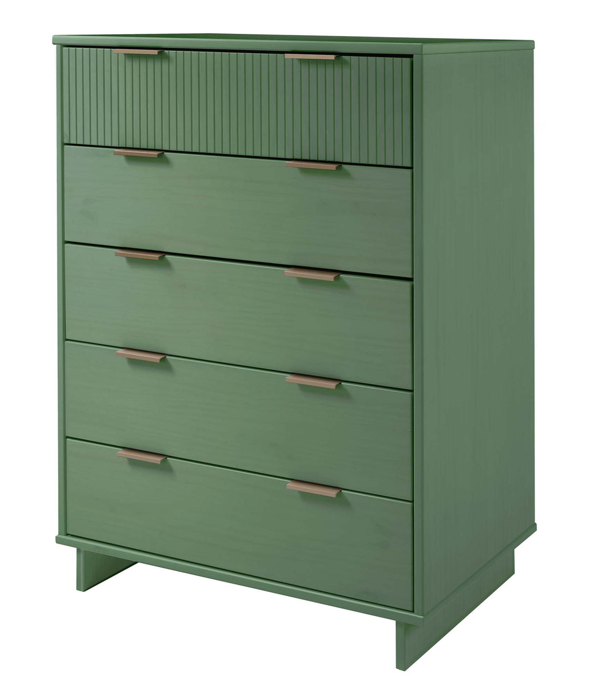 Granville 2-Piece Tall Chest and Double Dresser Set in Sage Green by Manhattan Comfort at Eve Furniture