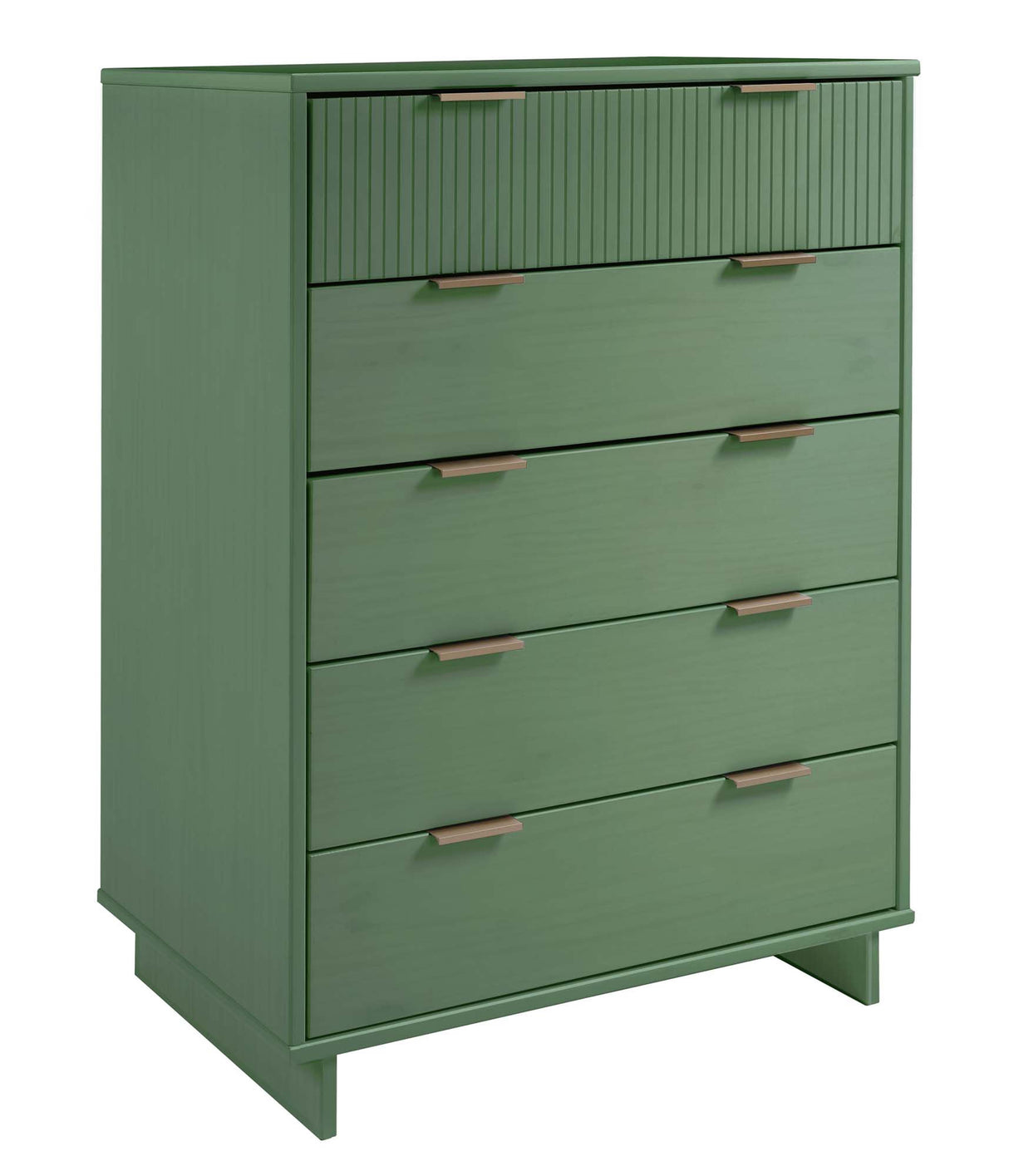 Granville 2-Piece Tall Chest and Double Dresser Set in Sage Green by Manhattan Comfort at Eve Furniture