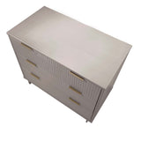 Granville 2-Piece Tall Chest and Standard Dresser Set in Light Grey by Manhattan Comfort at Eve Furniture