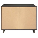 Granville 2-Piece Tall Narrow and Standard Dresser Set in Dark Grey by Manhattan Comfort at Eve Furniture
