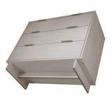Granville 2-Piece Tall Narrow and Standard Dresser Set in Light Grey by Manhattan Comfort at Eve Furniture