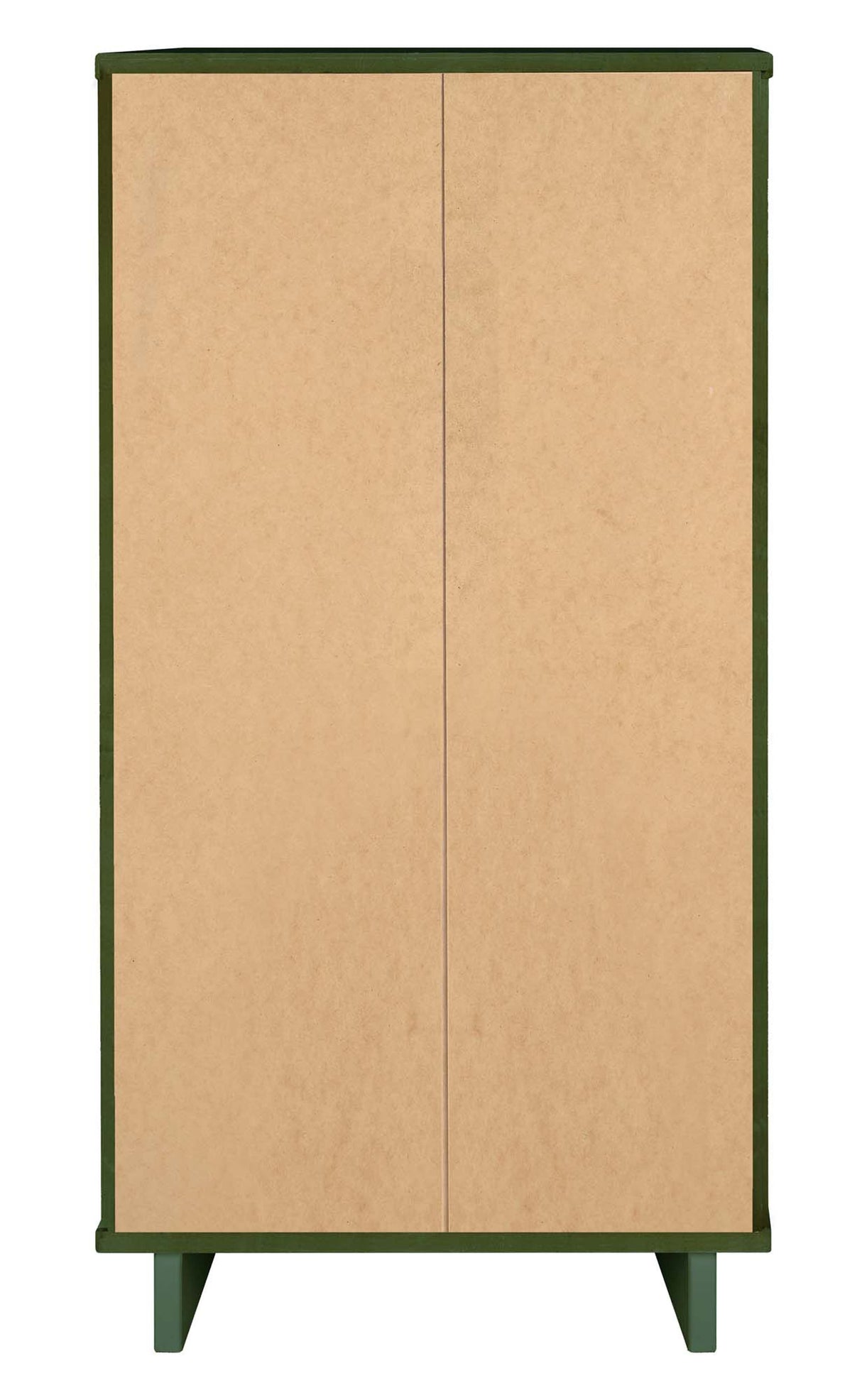 Granville 2-Piece Tall Narrow and Standard Dresser Set in Sage Green by Manhattan Comfort at Eve Furniture