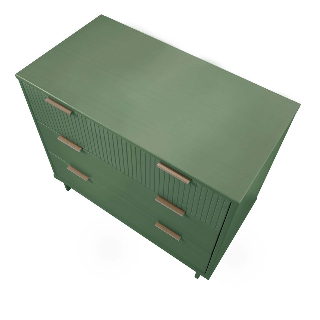 Granville 2-Piece Tall Narrow and Standard Dresser Set in Sage Green by Manhattan Comfort at Eve Furniture