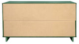 Granville 3-Piece Tall Narrow Chest, Double Dresser Set and Standard Dresser Set in Sage Green by Manhattan Comfort at Eve Furniture