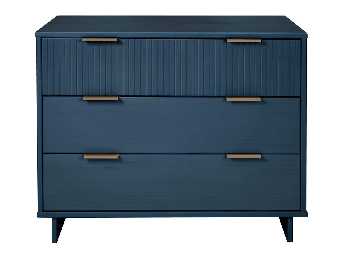 Granville 38.18 Standard Dresser in Midnight Blue by Manhattan Comfort at Eve Furniture