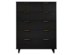 Granville 45.27 Tall Dresser in Black by Manhattan Comfort at Eve Furniture