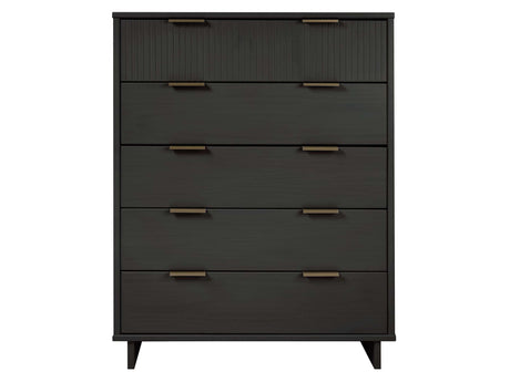 Granville 45.27 Tall Dresser in Dark Grey by Manhattan Comfort at Eve Furniture