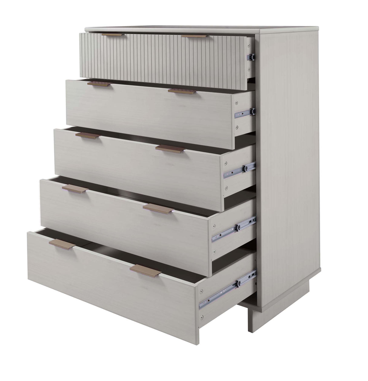 Granville 45.27 Tall Dresser in Light Grey by Manhattan Comfort at Eve Furniture
