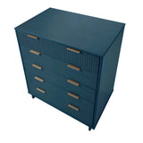 Granville 45.27 Tall Dresser in Midnight Blue by Manhattan Comfort at Eve Furniture