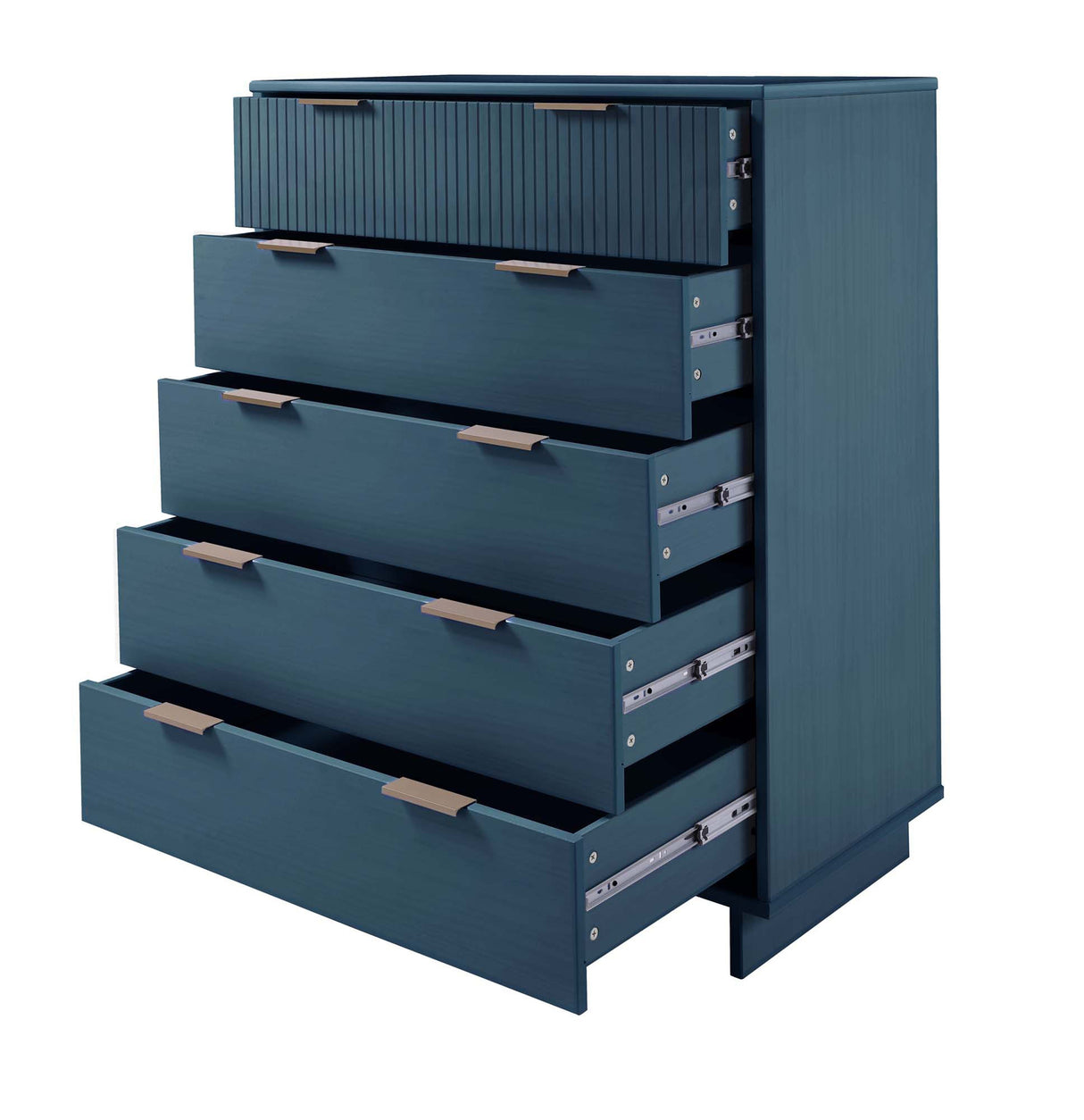 Granville 45.27 Tall Dresser in Midnight Blue by Manhattan Comfort at Eve Furniture