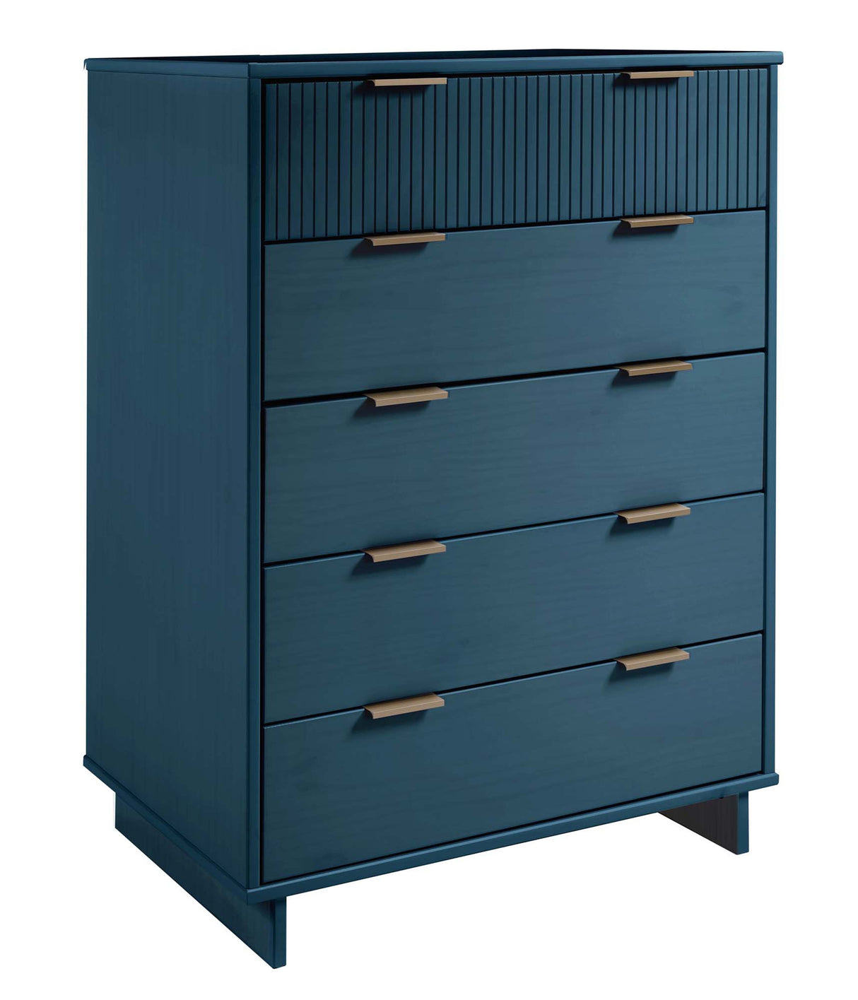 Granville 45.27 Tall Dresser in Midnight Blue by Manhattan Comfort at Eve Furniture