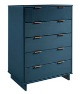 Granville 45.27 Tall Dresser in Midnight Blue by Manhattan Comfort at Eve Furniture