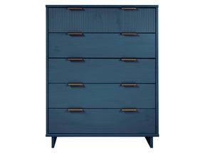 Granville 45.27 Tall Dresser in Midnight Blue by Manhattan Comfort at Eve Furniture