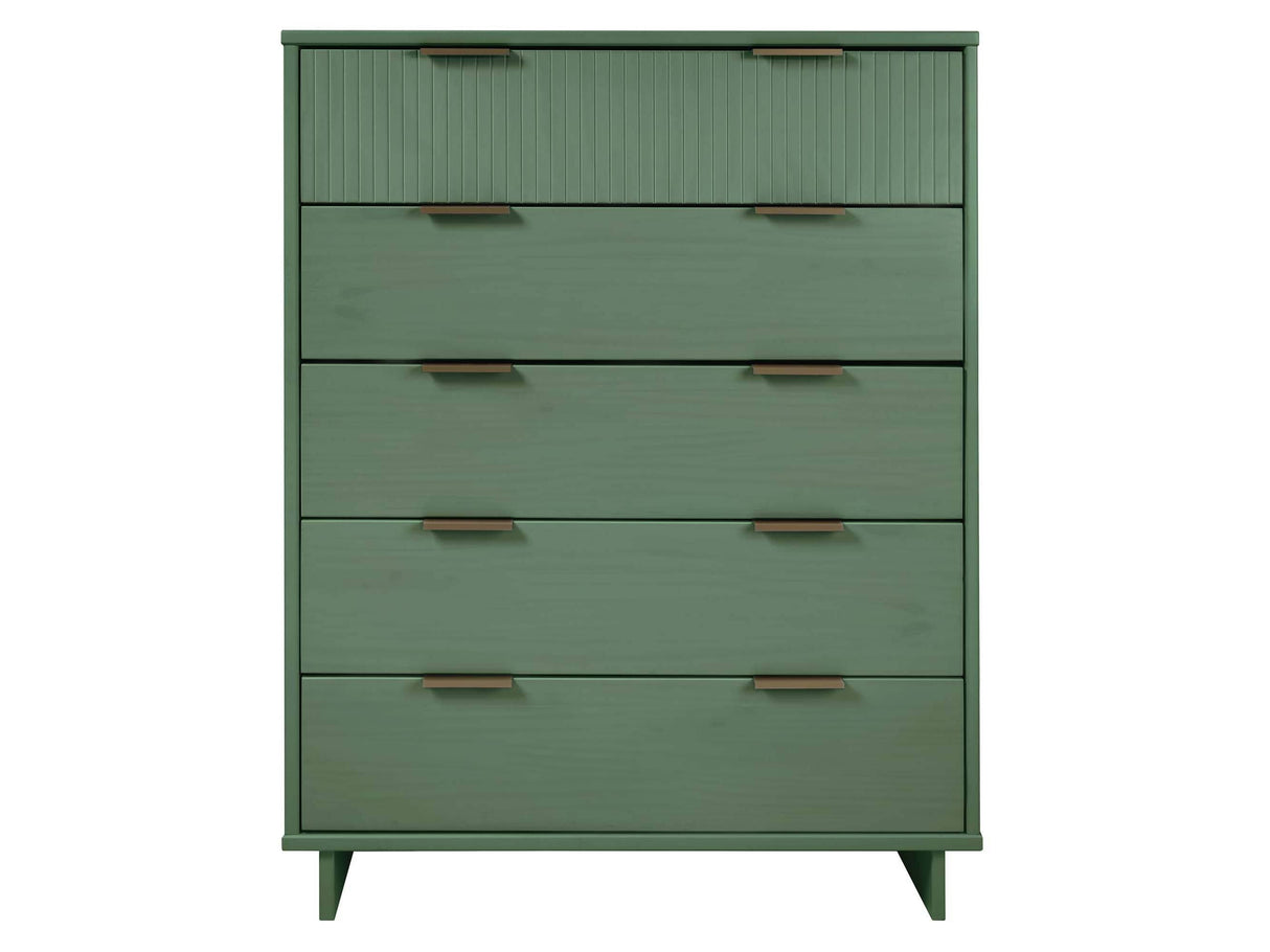Granville 45.27 Tall Dresser in Sage Green by Manhattan Comfort at Eve Furniture