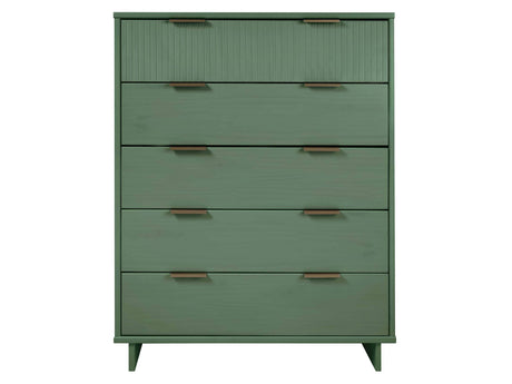 Granville 45.27 Tall Dresser in Sage Green by Manhattan Comfort at Eve Furniture