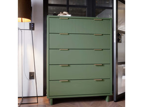 Granville 45.27 Tall Dresser in Sage Green by Manhattan Comfort at Eve Furniture
