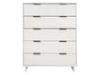 Granville 45.27 Tall Dresser in White by Manhattan Comfort at Eve Furniture