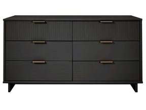 Granville 55.07 Double Wide Dresser in Dark Grey by Manhattan Comfort at Eve Furniture