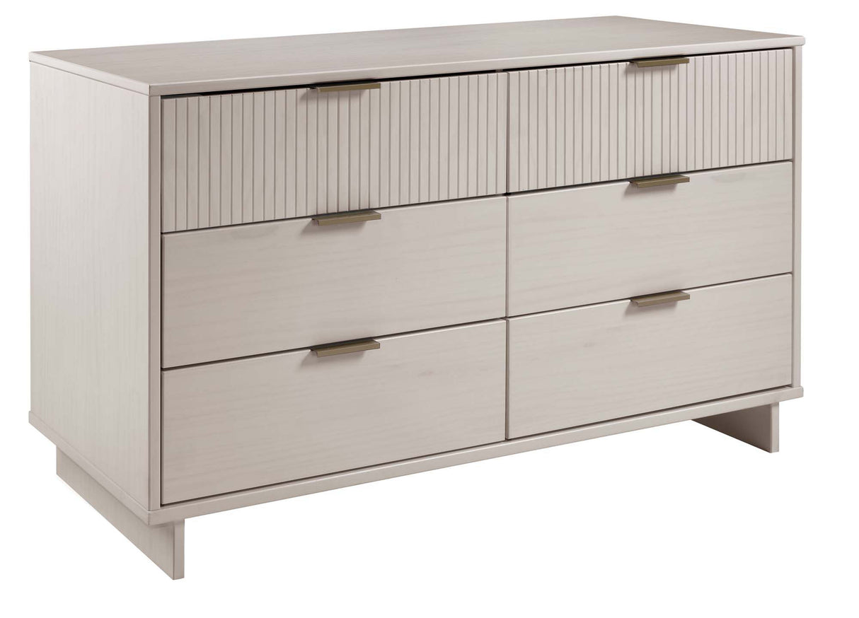 Granville 55.07 Double Wide Dresser in Light Grey by Manhattan Comfort at Eve Furniture