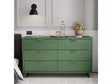 Granville 55.07 Double Wide Dresser in Sage Green by Manhattan Comfort at Eve Furniture